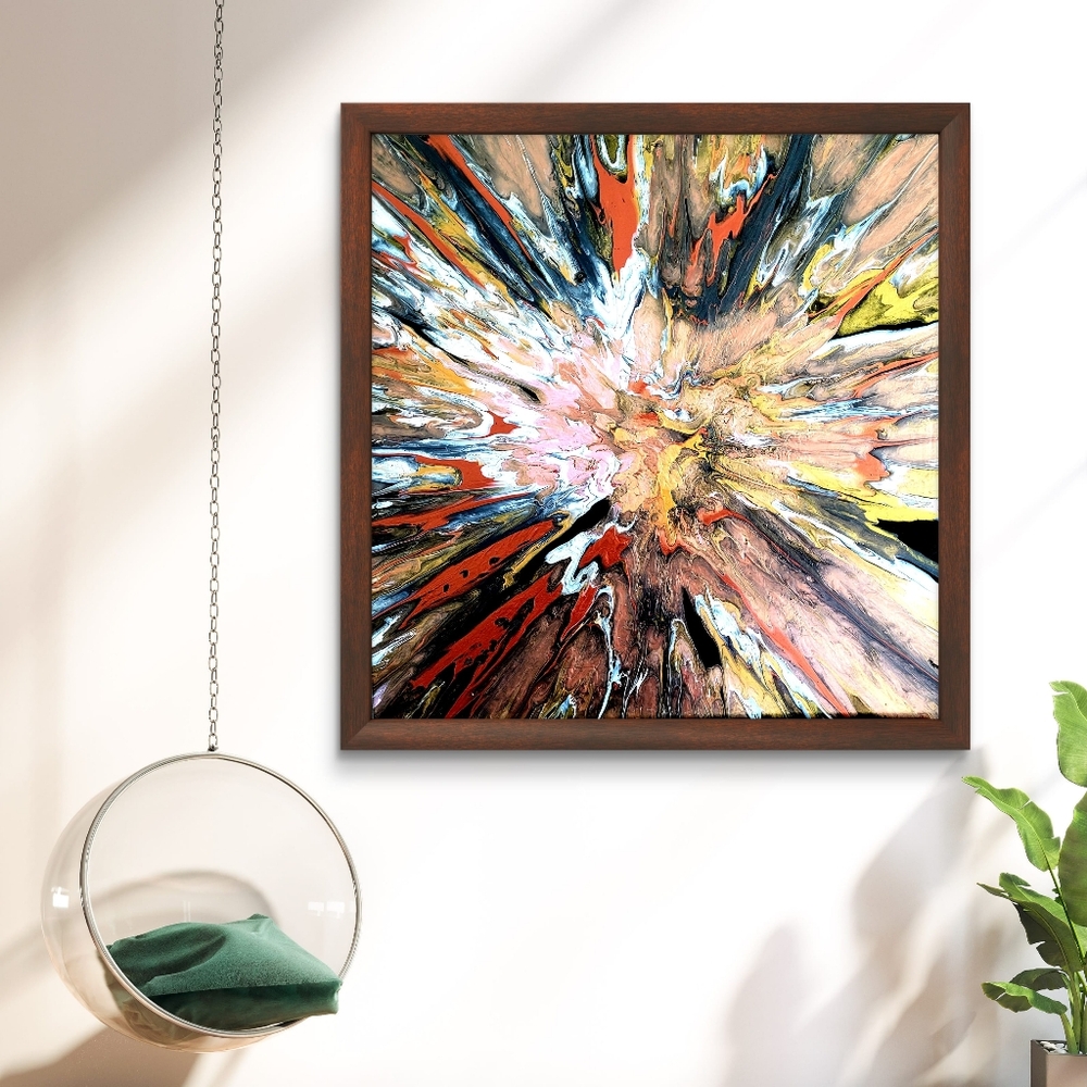 Acrylic on canvas painting.